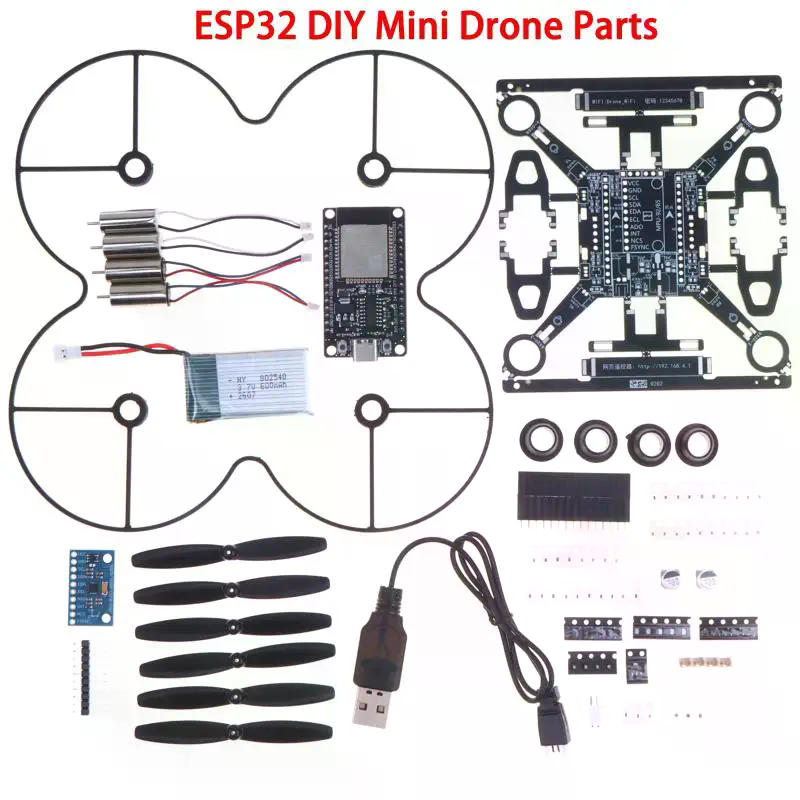 Набор для сборки мини-дрона ES – обзор и цена Drone Kit Octocopter